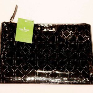 KATE SPADE METRO SPADE  Black PATENT Leather